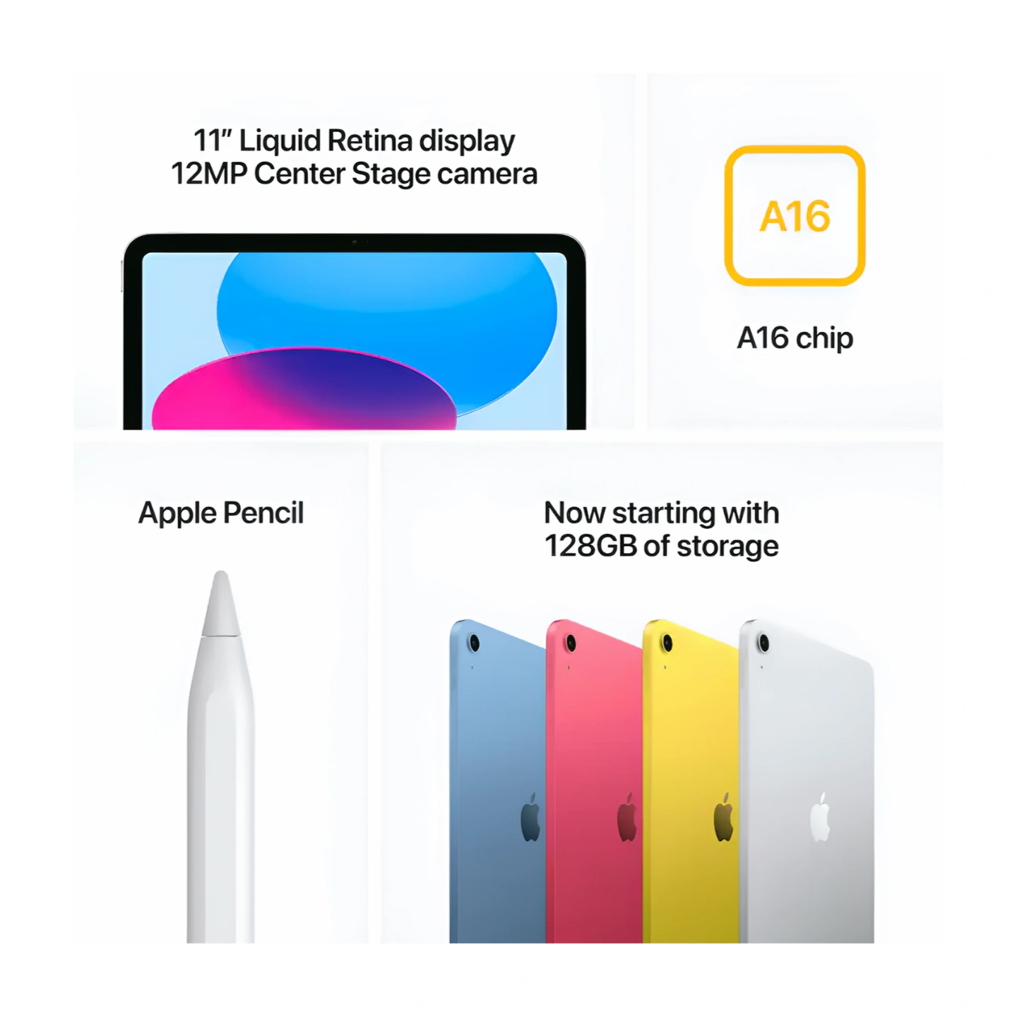 Apple 11" iPad A16 Chip Wifi